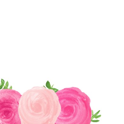 Verjaardagskaart bloemen - SU 2