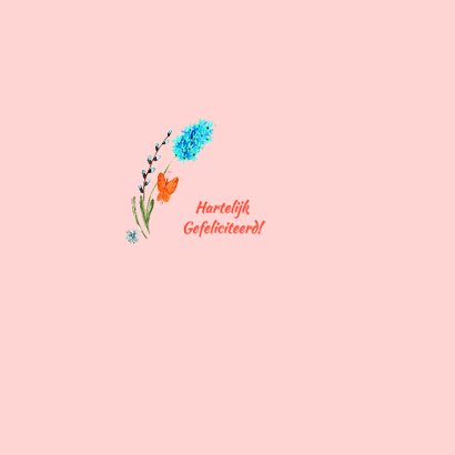 Verjaardagskaart Bloemen Wasbeer 3
