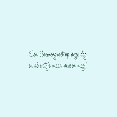 Verjaardagskaart Bloemenzee 3