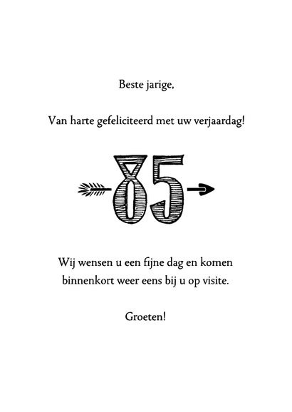 Verjaardagskaart born in 1941 - 85 years of being fabulous 3