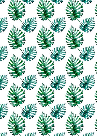 Verjaardagskaart botanisch 2