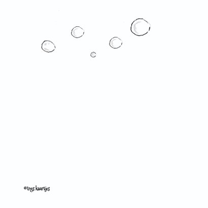 Verjaardagskaart bubbling birthday 2