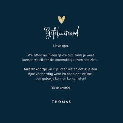 Verjaardagskaart collage voor opa 3