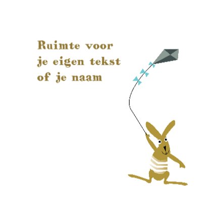 Verjaardagskaart Dierenbos Boot 3