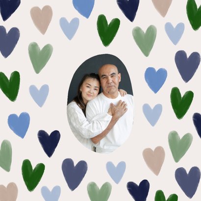 Verjaardagskaart dikke kus voor mijn lieve pap hartjes 2