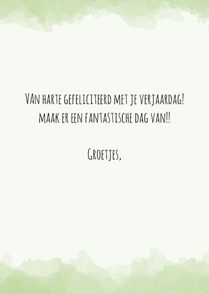 Verjaardagskaart dinosaurus "Lang zal je leven!!" 3