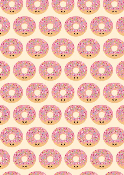 Verjaardagskaart donuts 2