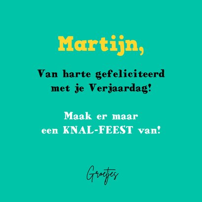 Verjaardagskaart duif laat scheet met confetti 3