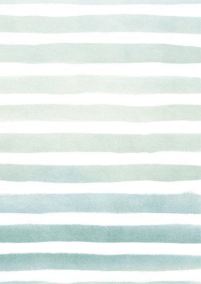 Verjaardagskaart echt 50 aquarelstrepen 2