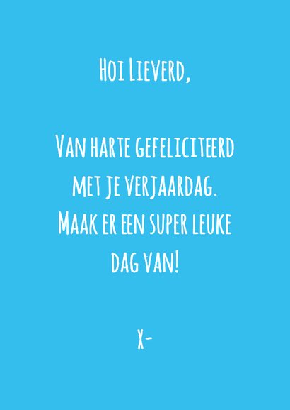 Verjaardagskaart een skitterende dag 3