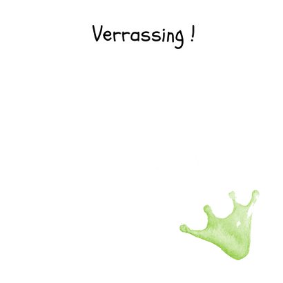 Verjaardagskaart een verrassing 3