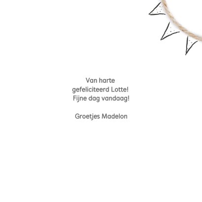 Verjaardagskaart er is er een jarig hoera hoera! 3