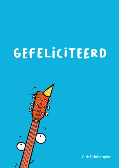 Verjaardagskaart er is er een snarig.... 2