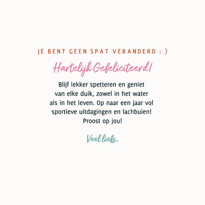 Verjaardagskaart feest op het water 3