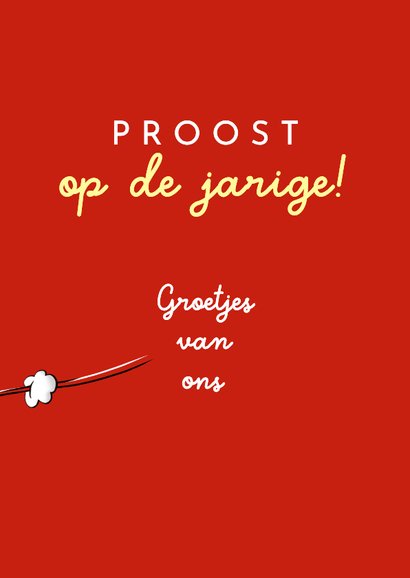Verjaardagskaart feestje voor de man 3