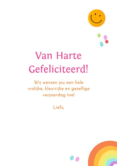 Verjaardagskaart felicitatie grappig vrolijk geluk dopamine 3