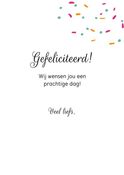 Verjaardagskaart felicitatie handen met cupcake 3