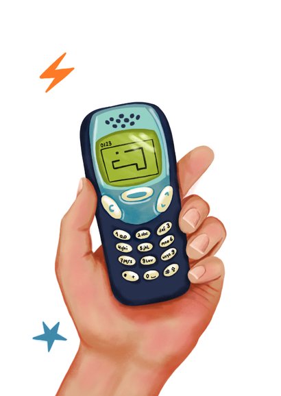 Verjaardagskaart felicitatie man retro old telefoon grappig 2