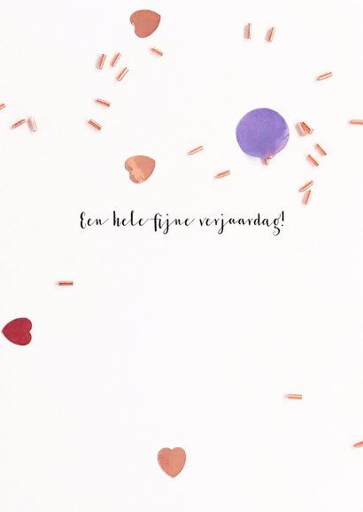Verjaardagskaart felicitatie toverstaf confetti 3