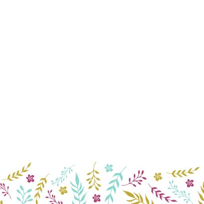 Verjaardagskaart Floral 2