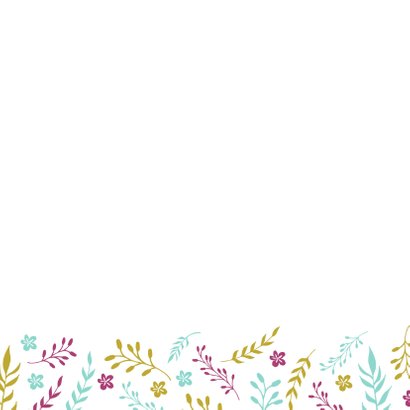 Verjaardagskaart Floral 3