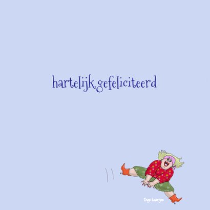 Verjaardagskaart Forever young illustratie 3