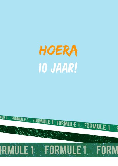 Verjaardagskaart Formule 1 2
