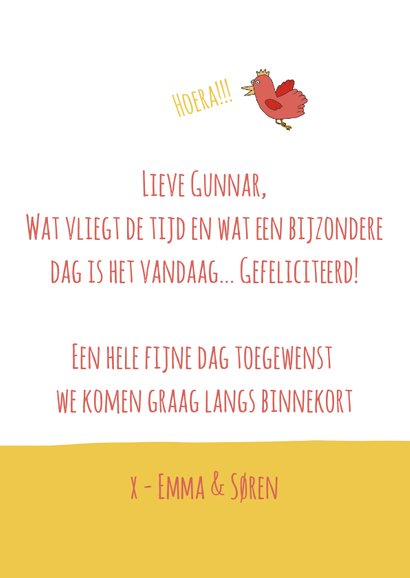Verjaardagskaart Gefeliciflapslurf! 3