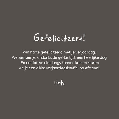 Verjaardagskaart grappig hoera kat poes humor 3