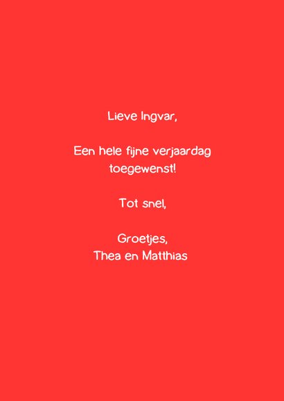 Verjaardagskaart Grrrrrrefeliciteerd! 3
