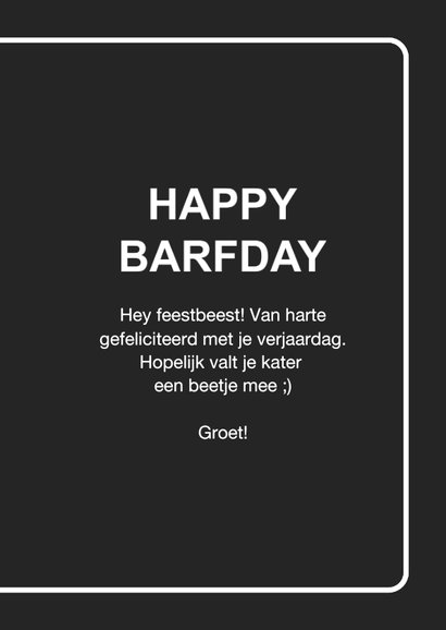 Verjaardagskaart happy barfday pictogram stijl 3