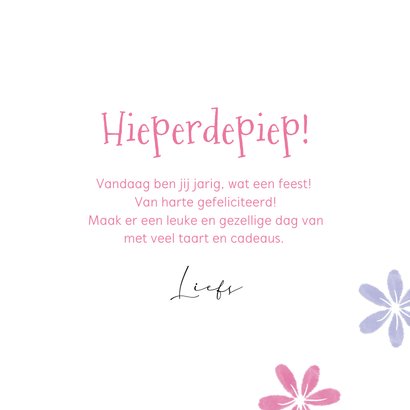 Verjaardagskaart happy bee-day met schattig bijtje 3