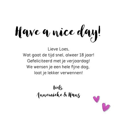 Verjaardagskaart - Happy birthday beautiful 3