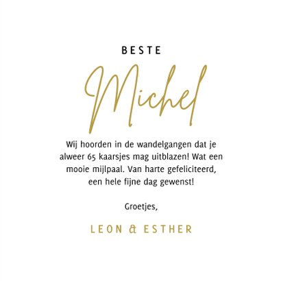 Verjaardagskaart Happy Birthday grafisch met confetti 3