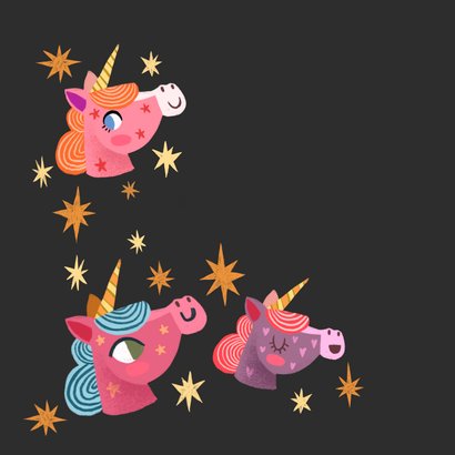 Verjaardagskaart have a magical birthday unicorns  2