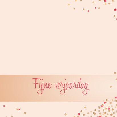 Verjaardagskaart herfstbloemen a 3
