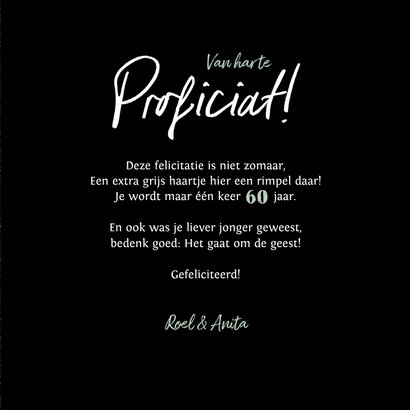 Verjaardagskaart hip trendy vroeger en nu foto 3