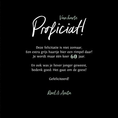 Verjaardagskaart hip trendy vroeger en nu foto 3
