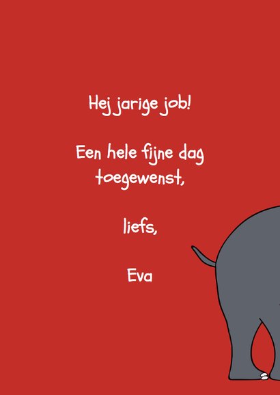 Verjaardagskaart Hippo Birthday! 3