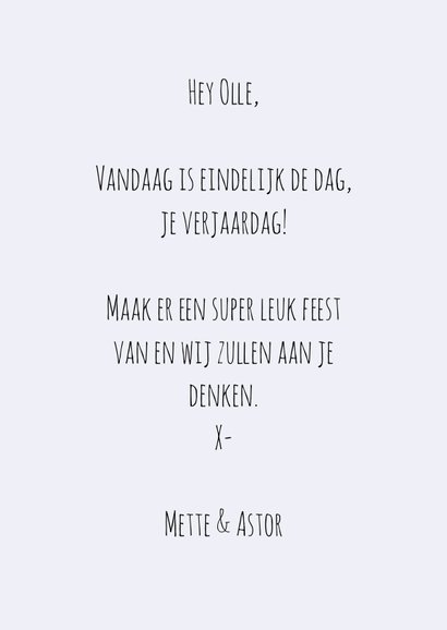 Verjaardagskaart Hoerarius! 3
