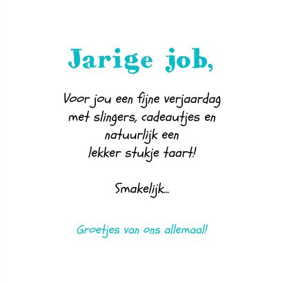 Verjaardagskaart 'holy shit' met kaarsjes 3