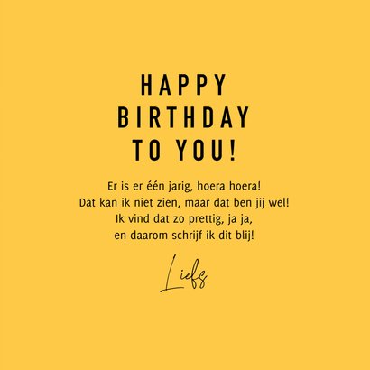 Verjaardagskaart hond confetti happy birthday feestje 3