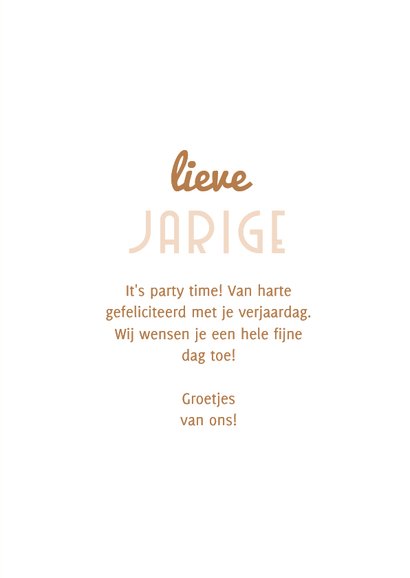Verjaardagskaart hond met zonnebril party time 3
