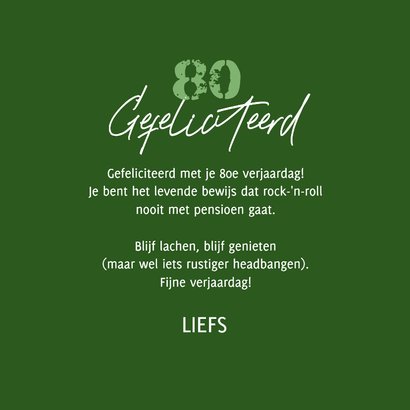 Verjaardagskaart humor oude man still rocking cartoon 3