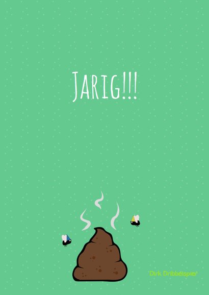 Verjaardagskaart Joepie de Poepie! 2
