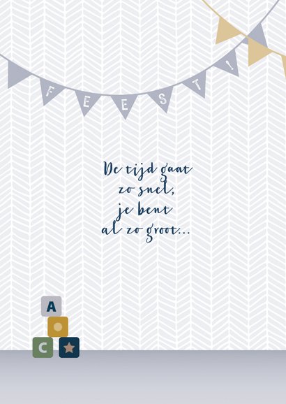 Verjaardagskaart jongen 2 jaar met egel 2