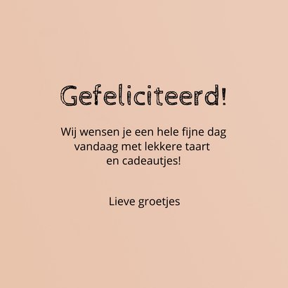 Verjaardagskaart jongen graafmachine 3