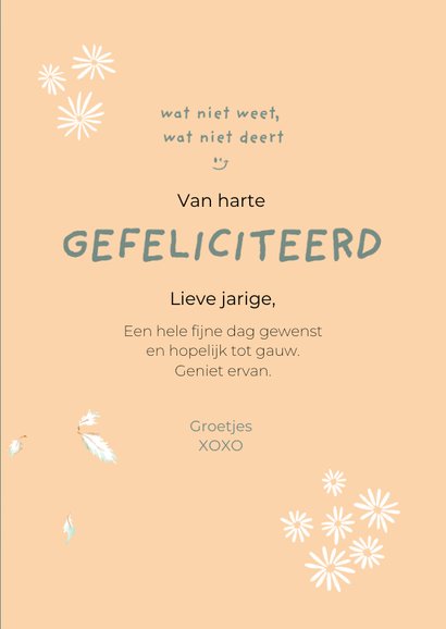 Verjaardagskaart kat bewaart jouw geheim 3