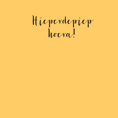 Verjaardagskaart kat hieperdepiep 3
