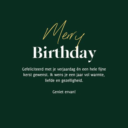 Verjaardagskaart kerst december ballonnen merry birthday 3